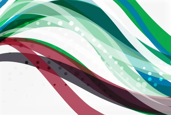 Elegante ola de colores, rayas — Archivo Imágenes Vectoriales