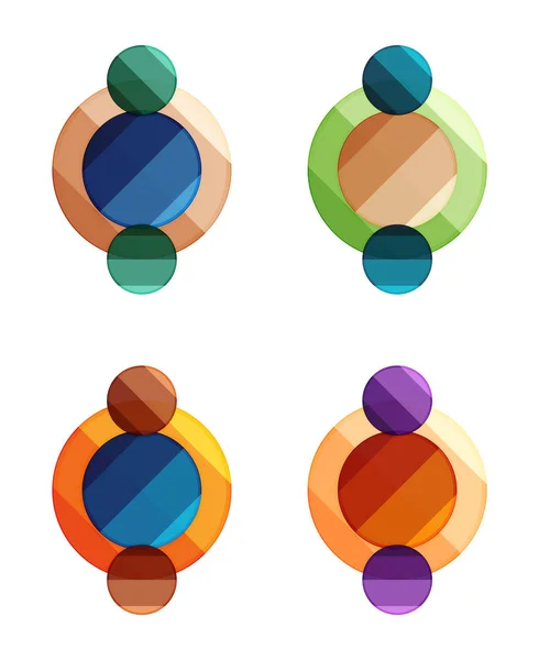 Vector circle banners — Stock Vector