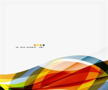 Vektör dalga ipek arka plan