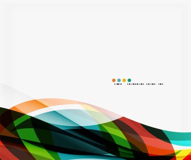 Renkli geometrik dalga arka plan