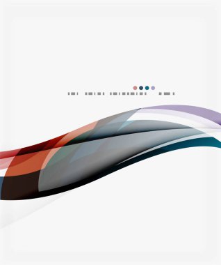 Renkli geometrik dalga arka plan