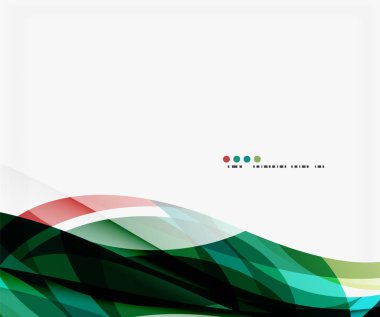 Modern yaratıcı eğri arka plan kopya alanı ile