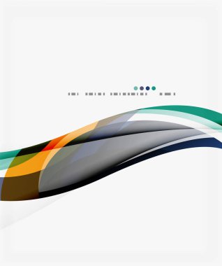 Modern yaratıcı eğri arka plan kopya alanı ile