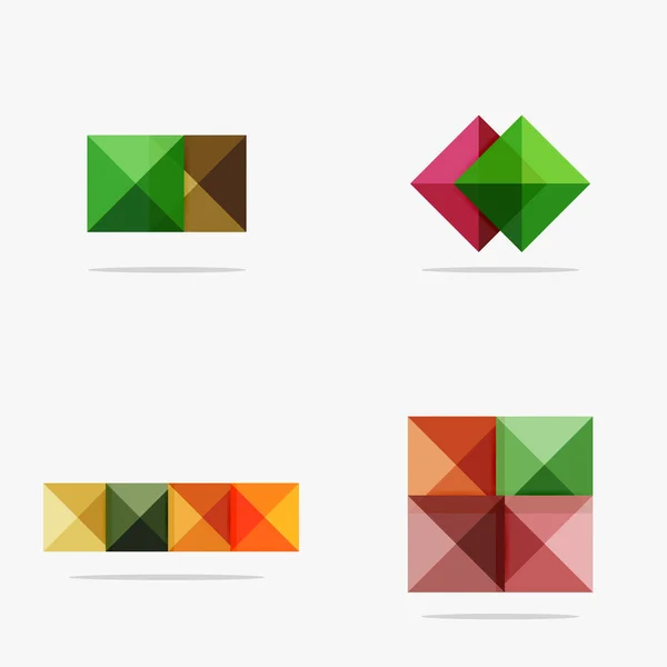 Vektor leere abstrakte Quadrate Hintergrund — Stockvektor
