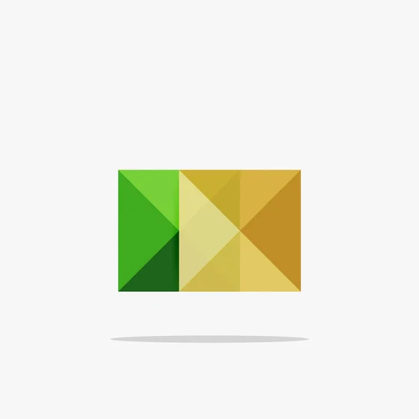 空白の抽象的な正方形のベクトルの背景 — ストックベクタ