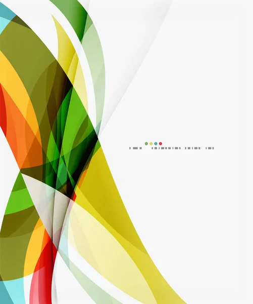 Fond de courbe créatif moderne avec espace de copie — Image vectorielle