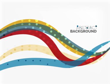 vektör soyut dalga satır arka plan