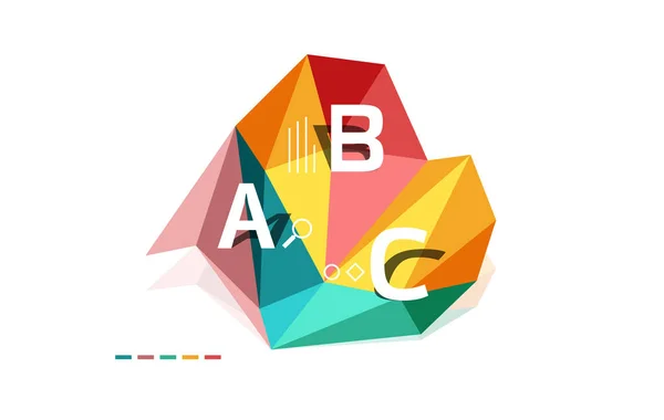 ABC infographics vector — Stockvector