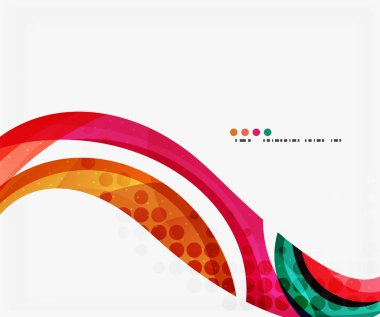 İş kurumsal dalga arka plan, el ilanı, broşür tasarım şablonu