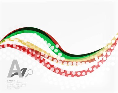 vektör soyut dalga satır arka plan