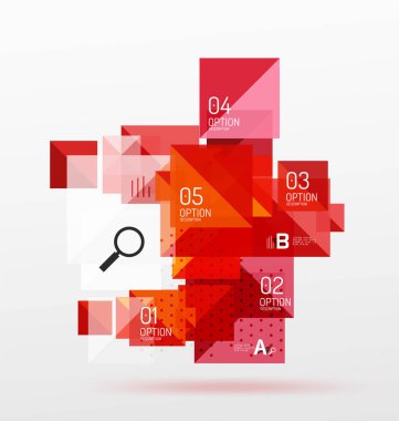 Kare Infographic afiş.