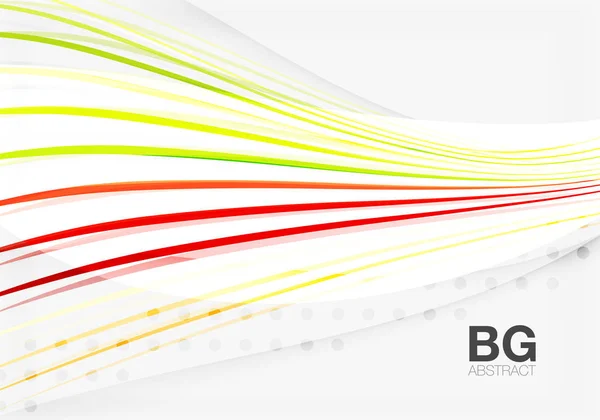 Linee d'onda sfondo astratto — Vettoriale Stock