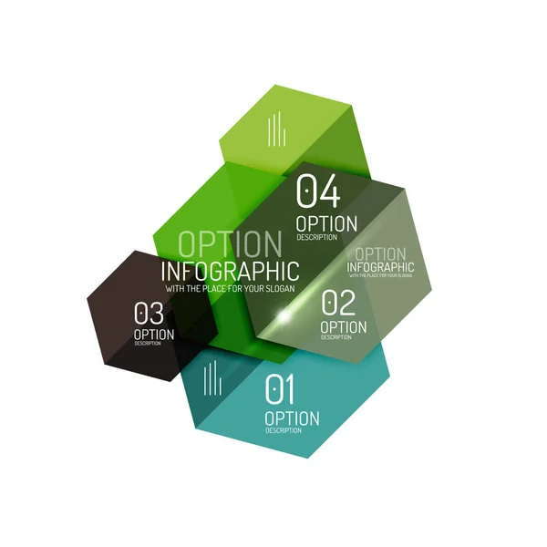 Plantilla de diseño de Infografía de Negocios — Archivo Imágenes Vectoriales