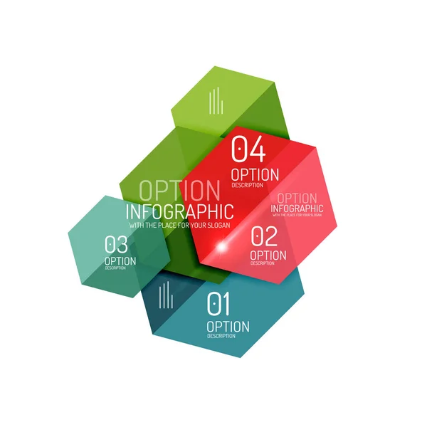 Vektör Infographic diyagramı şablonları — Stok Vektör