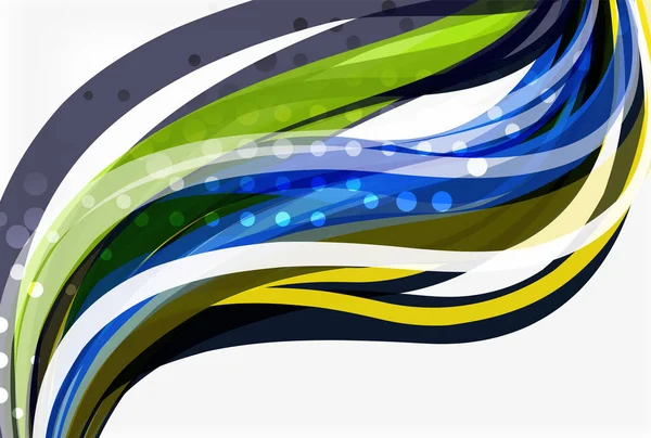 Rayures colorées sur fond clair — Image vectorielle