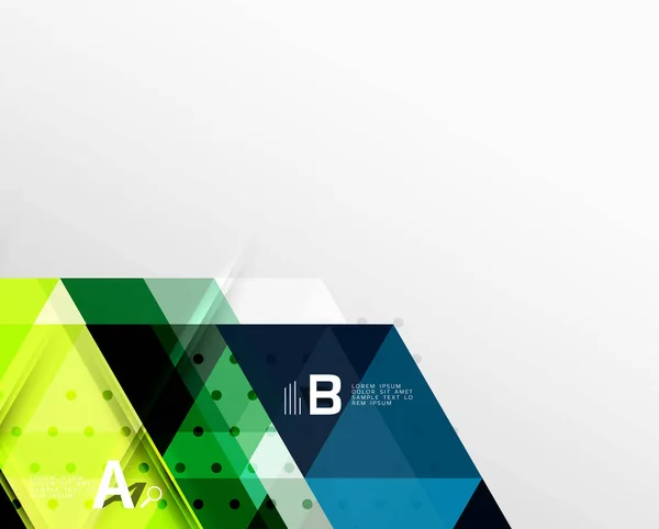 Wektor trójkąta minimalistyczny design — Wektor stockowy
