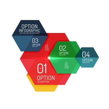 Vektör Infographic diyagramı şablonları