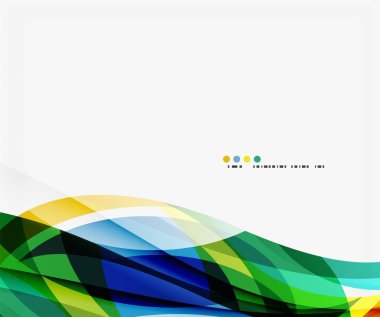 Vektör zarif dalga arka plan