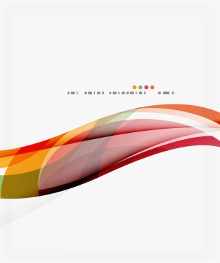 Vektör zarif dalga arka plan