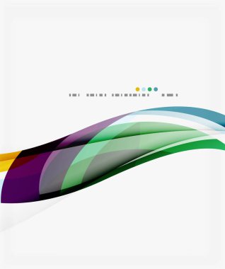 Vektör zarif dalga arka plan