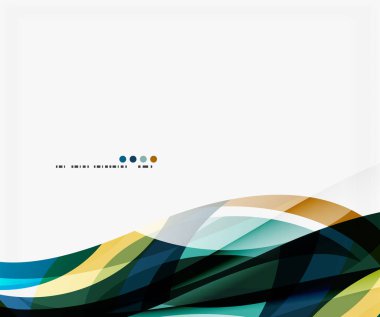 Vektör zarif dalga arka plan