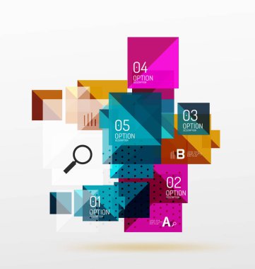 kare arka plan vektör