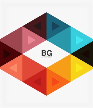 üçgenler arka plan