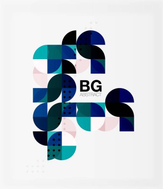 Minimalist daire kompozisyon arka plan