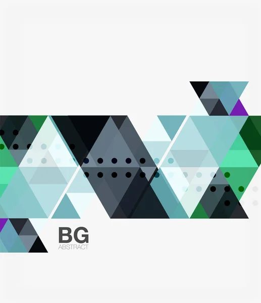 Vector abstract kleurrijk driehoek herhaling — Stockvector
