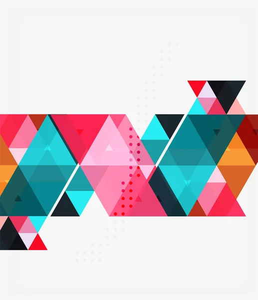 Trianglar abstrakt bakgrund — Stock vektor