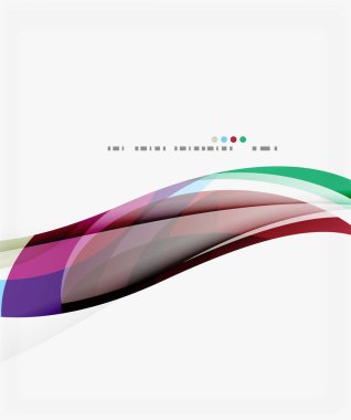 Vektör zarif dalga arka plan