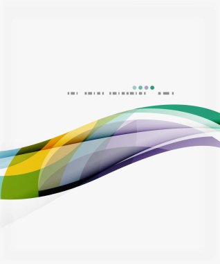 Vektör zarif dalga arka plan