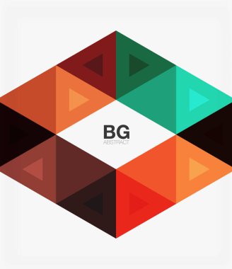 üçgenler arka plan