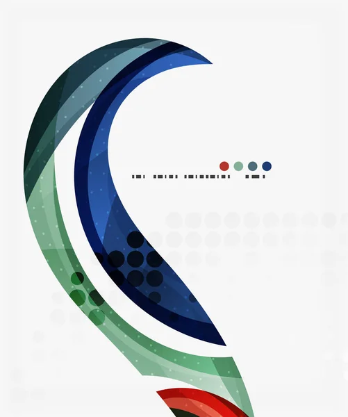Business Corporate Wave Hintergrund, Flyer, Broschüre Design-Vorlage — Stockvektor