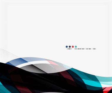 Vektör zarif dalga arka plan