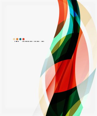 Vektör zarif dalga arka plan