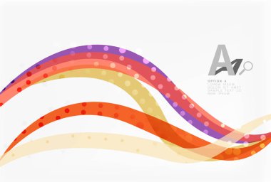 vektör soyut dalga satır arka plan