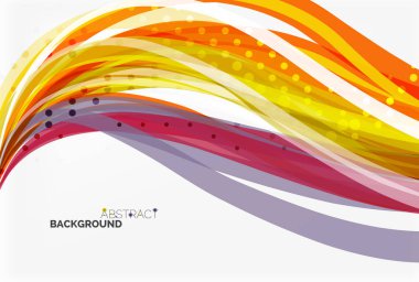 Renkli akan dalga arka plan