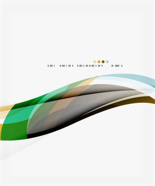 Modern yaratıcı eğri arka plan kopya alanı ile