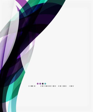 Modern yaratıcı eğri arka plan kopya alanı ile