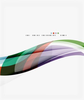 Modern yaratıcı eğri arka plan kopya alanı ile