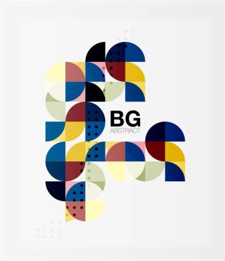 Modern geometrik soyut arkaplan