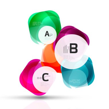 Geometrik soyut arkaplan