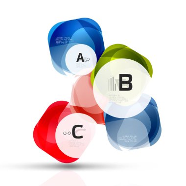 Vektör soyut mücevher taşları