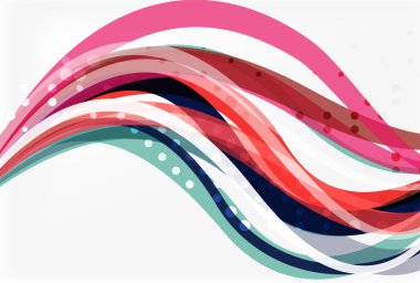 Renkli akan dalga arka plan