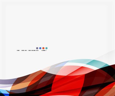 Renkli geometrik dalga arka plan