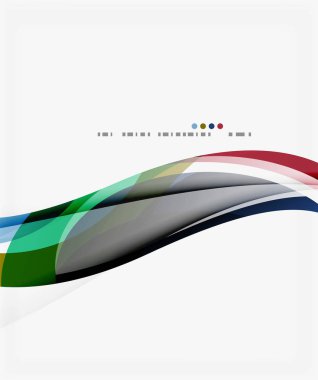 Renkli geometrik dalga arka plan