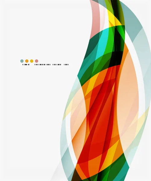 Fond abstrait d'onde géométrique coloré — Image vectorielle