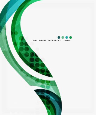 İş kurumsal dalga arka plan, el ilanı, broşür tasarım şablonu