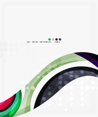 İş kurumsal dalga arka plan, el ilanı, broşür tasarım şablonu